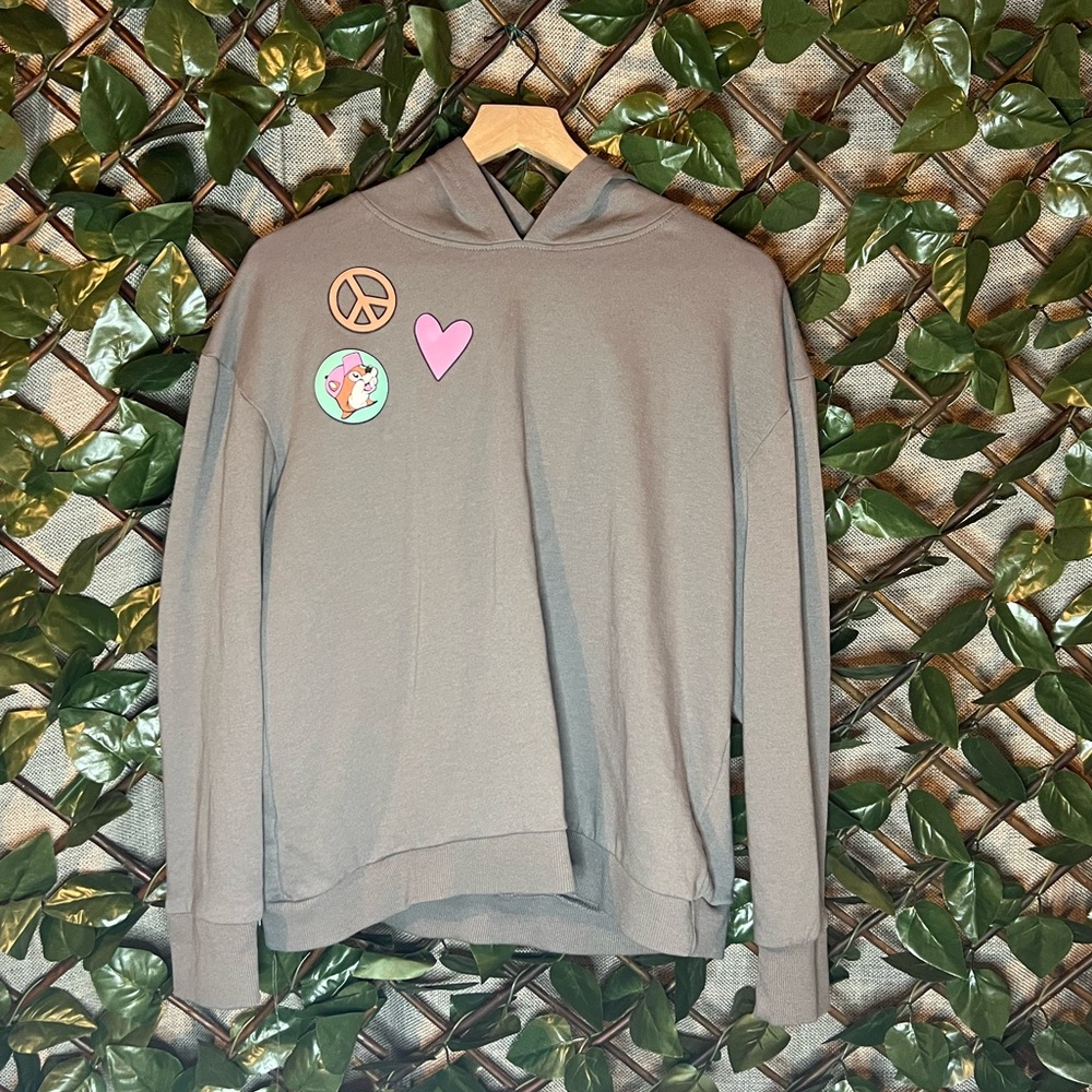 BUC-EE’S Retro Peace & Love Hoodie